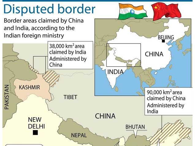 Khu vực tranh chấp chủ quyền giữa Ấn Độ và Trung Quốc