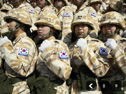Ngắm vẻ đẹp 'nuột nà' của nữ quân nhân Hàn Quốc