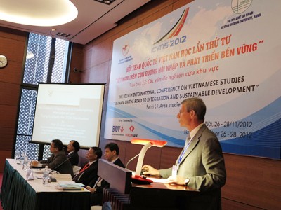 Tranh chấp biển Đông là chủ đề nóng tại Hội thảo Việt Nam học lần thứ 4 Ảnh: M.H