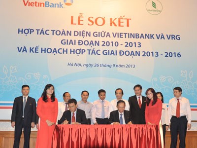 VietinBank và Tập đoàn Công nghiệp Cao su Việt Nam ký hợp tác