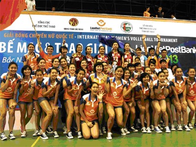 LienVietPostBank vô địch giải Bóng chuyền nữ Quốc tế