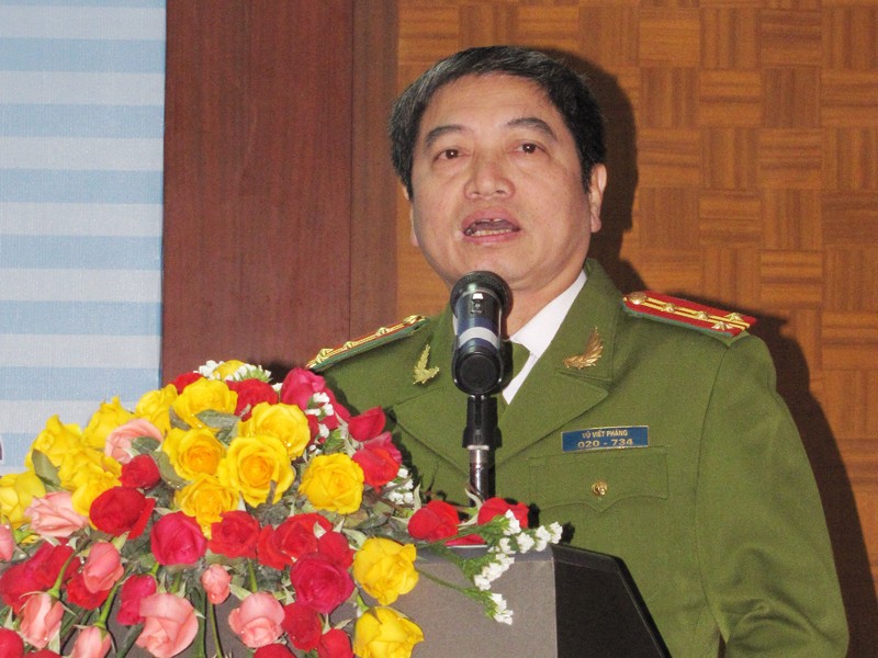 Đại tá Vũ Viết Phàng – Trưởng Phòng phòng ngừa và đấu tranh chống tệ nạn xã hội. Ảnh: Tuấn Nguyễn