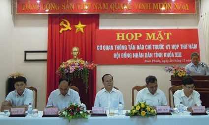 Chưa xem xét bãi miễn Chủ tịch tỉnh Bình Phước tại kỳ họp tháng 12