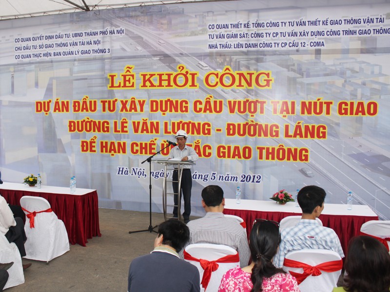 Lễ khởi công xây dựng cầu vượt thứ tư tại Hà Nội