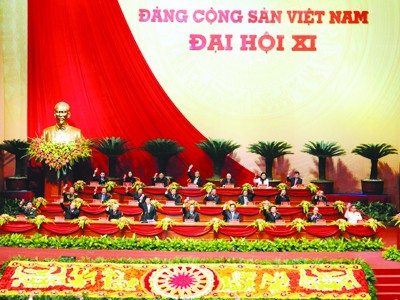 Đại hội Đảng XI họp phiên trù bị ngày 11-1 Ảnh: N.T