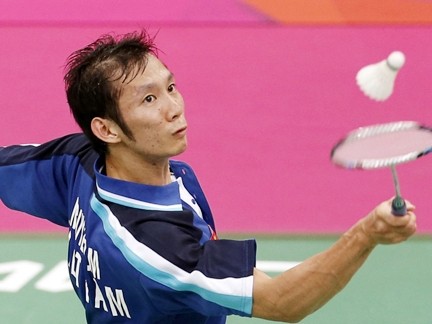 Tiến Minh thua ngược ở trận CK giải cầu lông Đài Loan