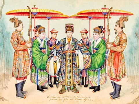 Bộ tranh quý về triều Nguyễn chào bán tại Mỹ