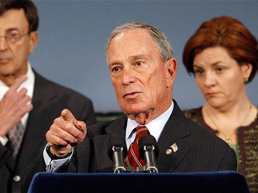 Thị trưởng New York Michael Bloomberg