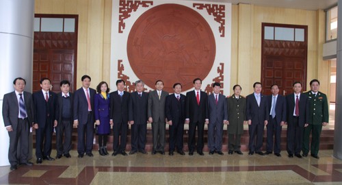 Thủ tướng Nguyễn Tấn Dũng làm việc tại Ninh Bình