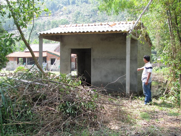 Nhà mới xây chờ giải tỏa cấp lại đất tái định cư tại xã Lộc Vĩnh