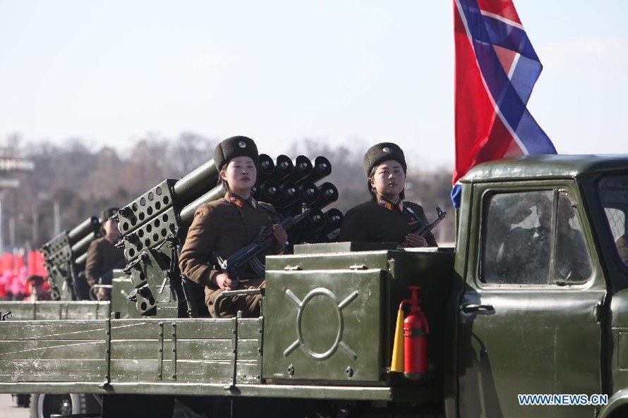 Diễu binh rầm rộ tưởng nhớ cố lãnh đạo Kim Jong Il