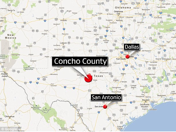 Vụ xả súng xảy ra ở quận Concho, bang Texas