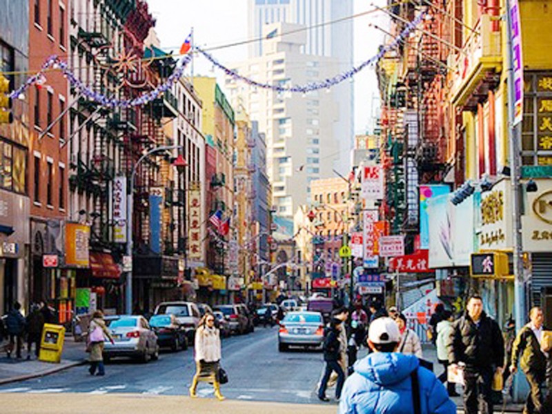 Một góc khu phố Trung Hoa ở New York, Mỹ - Ảnh: Picsa
