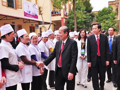 Phó Thủ tướng Trương Vĩnh Trọng thăm BV Yên Bái