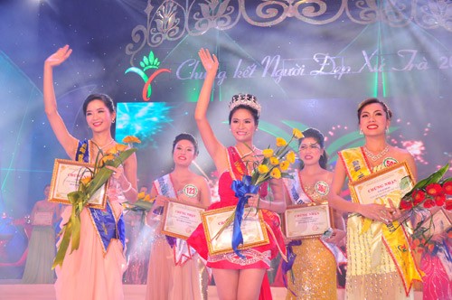 Nguyễn Thị My Ly đăng quang 'Người đẹp xứ Trà' 2013