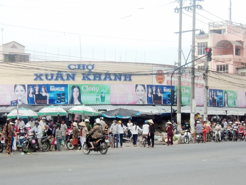 Chợ Xuân Khánh chuẩn bị được cải tạo