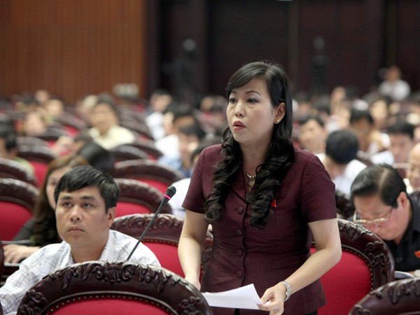 Đại biểu Quốc hội Nguyễn Thanh Hải phát biểu về dự án Luật Giá sáng 28-5 Ảnh: Hồng Vĩnh
