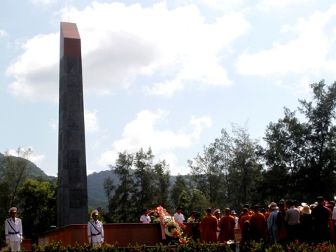 Lễ tưởng niệm anh hùng liệt sĩ ở Côn Đảo