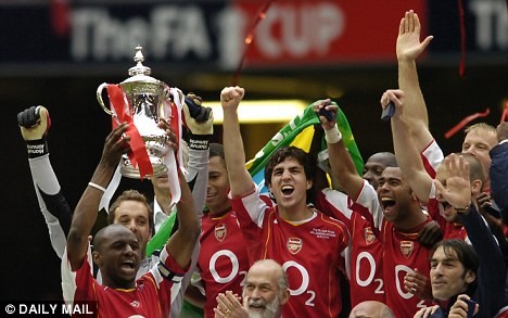 Danh hiệu FA Cup năm 2005 là lần gần đây nhất Arsenal đứng trên bục vinh quang.