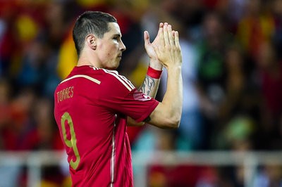 Torres trong màu áo tuyển Tây Ban Nha