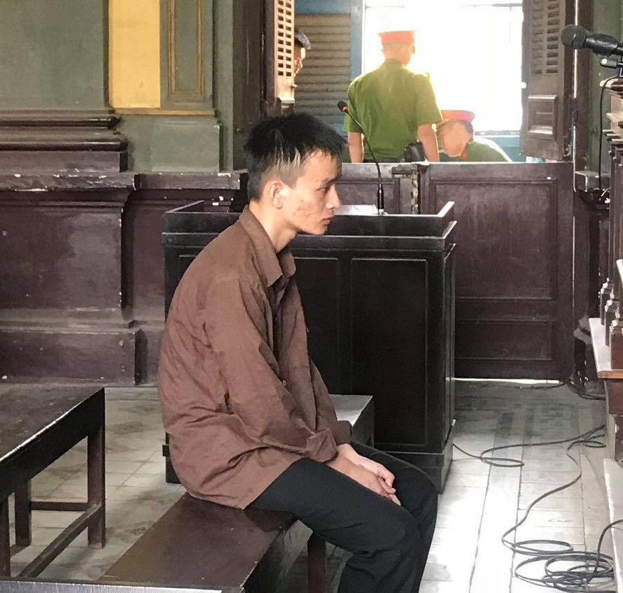 Nguyễn Hữu Hưng tại phiên tòa phúc thẩm ngày 7/12. Ảnh: Tân Châu