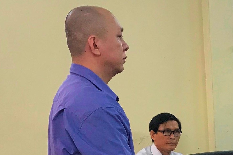 Nguyễn Ngọc Sơn tại phiên tòa phúc thẩm. Ảnh: Tân Châu
