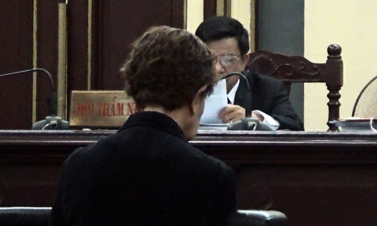 Giám đốc Trần Thị Quy tại tòa sáng 7/6/2017. Ảnh: Tân Châu