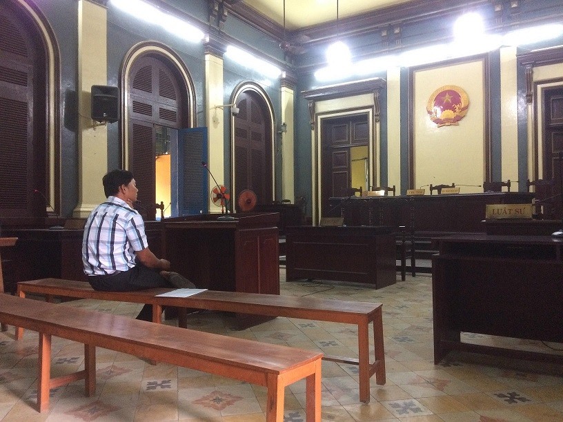 Ông Phạm Văn Thành tại tòa. Ảnh: Tân Châu