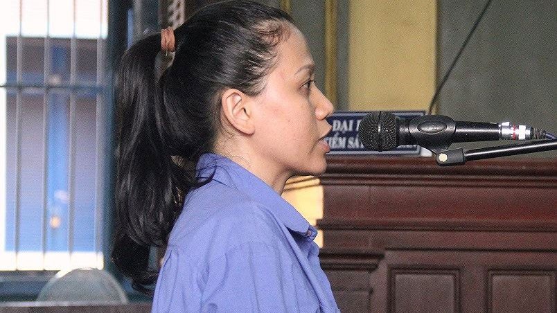  Bị cáo Trần Thị Thu Trang tại tòa. Ảnh: Tân Châu