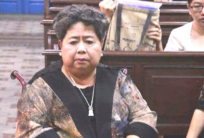 Bà Hứa Thị Phấn tại phiên tòa 'đại án' VNCB. Ảnh: Tân Châu