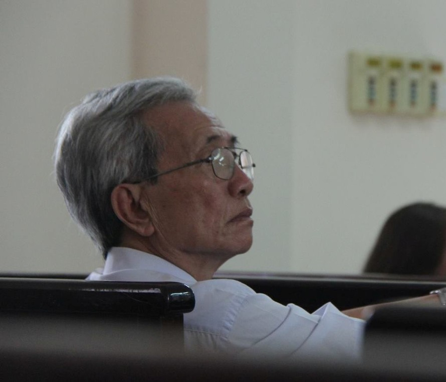 Ông Nguyễn Khắc Thủy tại phiên tòa phúc thẩm. Ảnh: VT