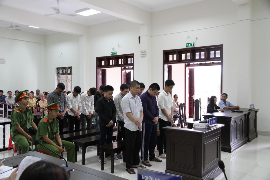 Phiên tòa sơ thẩm lần 2 của TAND tình Tây Ninh ngày 7/1.