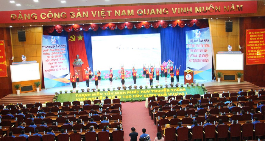 Toàn cảnh Đại hội Hội LHTN Việt Nam hôm nay 3/10.