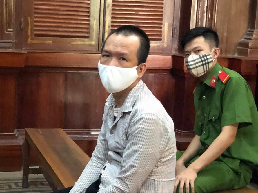 Nguyễn Thanh Danh tại tòa ngày 26/3.