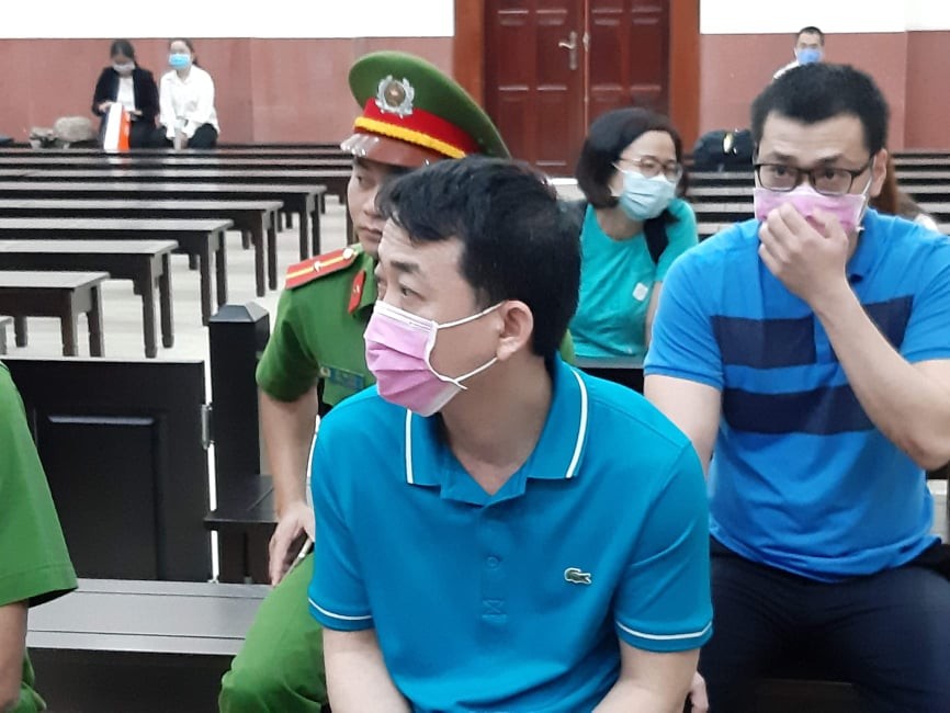 Cựu Chủ tịch VN Pharma Nguyễn Minh Hùng tại phiên tòa phúc thẩm. Ảnh: Tân Châu