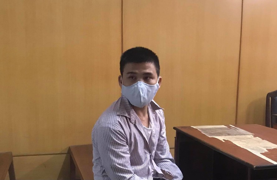 Đặng Văn Xiêng tại phiên tòa ngày 8/1. Ảnh: T.M