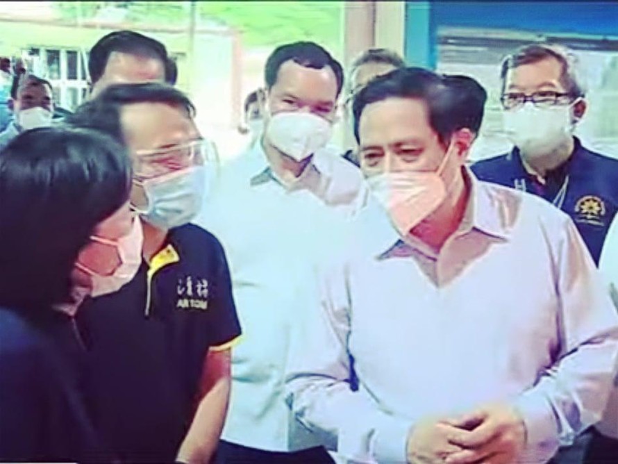 Thủ tướng Phạm Minh Chính thăm Cty giầy CHINH LUH Việt Nam.