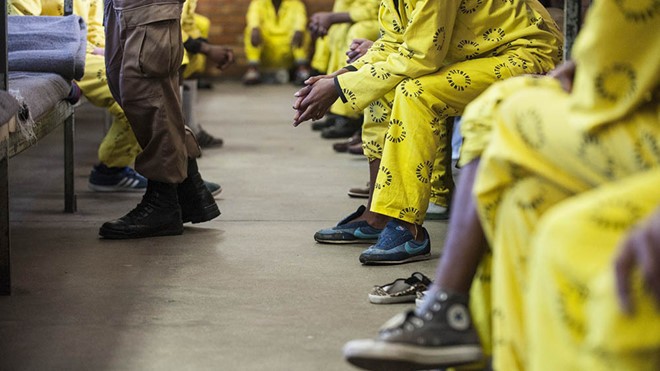 Phạm nhân kêu cứu vì bị nhồi nhét trong nhà tù khét tiếng Nam Phi