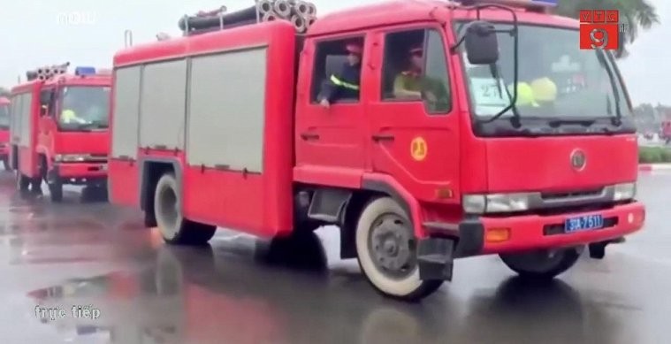 Bộ Công an tiếp nhận dàn xe chữa cháy 'khủng' hơn 500 tỷ đồng