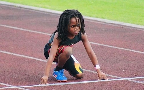 Cậu bé 7 tuổi chạy nhanh nhất thế giới