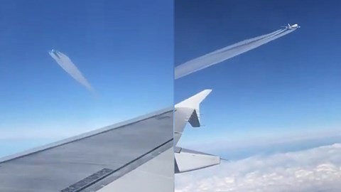 Hành khách hoảng hồn chứng kiến 2 máy bay 'suýt chạm nhau' trên không