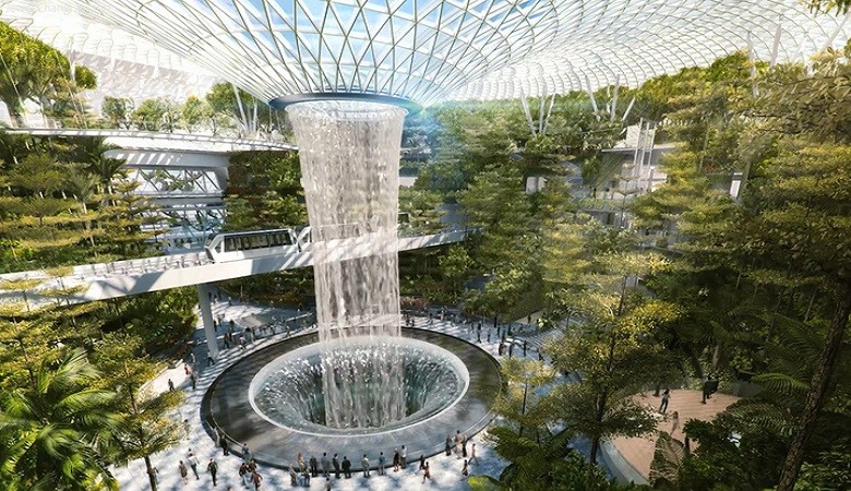 Singapore chuẩn bị ra mắt thác nước trong nhà cao nhất thế giới