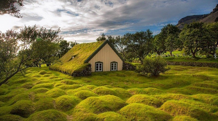 Ngắm nhà cỏ - kỳ quan kiến trúc từ thế kỷ thứ 9 của Iceland