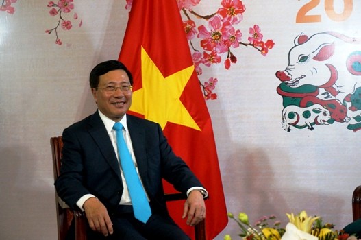 Phó Thủ tướng, Bộ trưởng Ngoại giao Phạm Bình Minh. (Ảnh: Thu Loan)