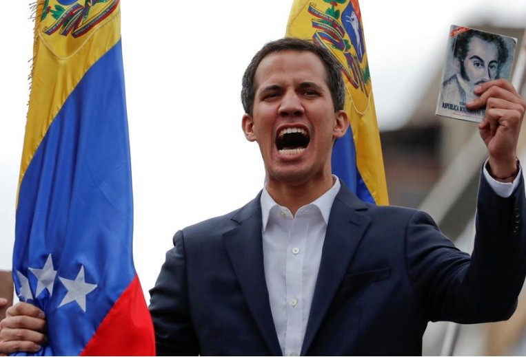 Ông Juan Guaido, tổng thống lâm thời tự phong của Venezuela được Mỹ ủng hộ. (Ảnh: Reuters)