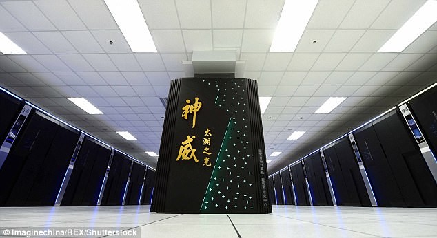 Siêu máy tính Sunway TaihuLight của Trung Quốc. (Ảnh: Daily Mail)