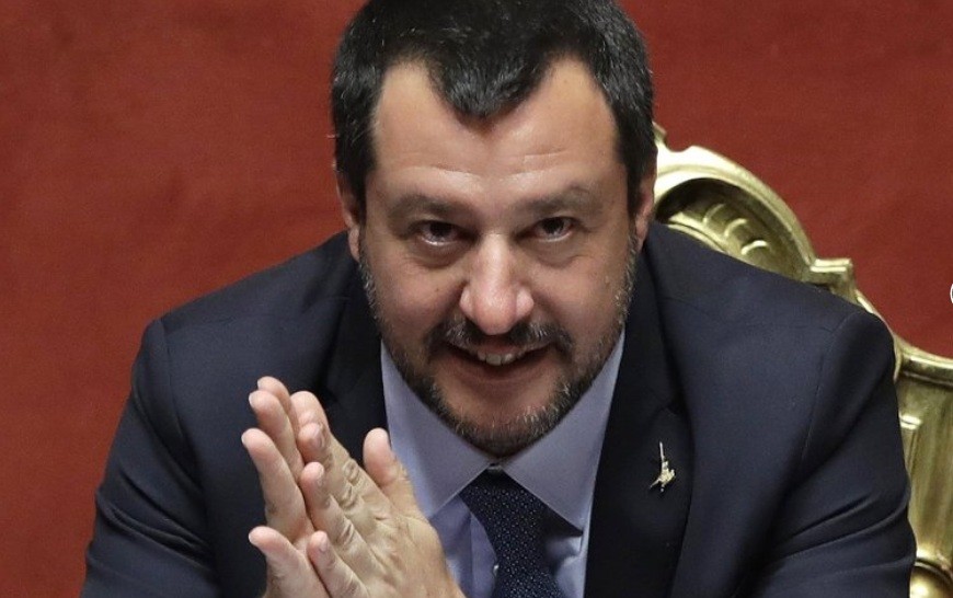 Bộ trưởng Nội vụ Ý Matteo Salvini. (Ảnh: AP)