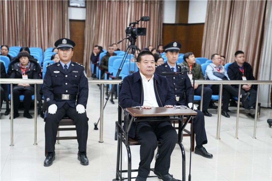 Yang Guowen lúc ra tòa. (Ảnh: SCMP)