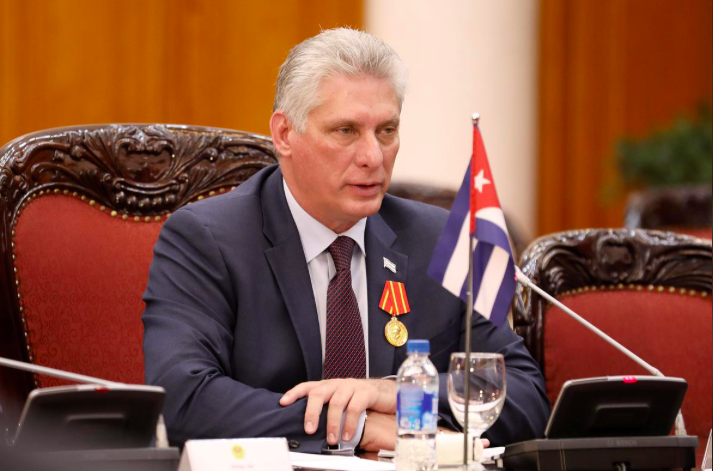 Chủ tịch Cuba Miguel Diaz-Canel. (Ảnh: Reuters)