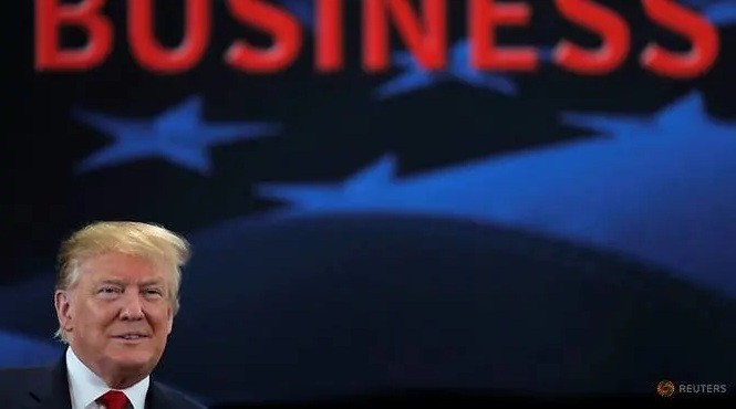 Tổng thống Mỹ Donald Trump dự một sự kiện ở Minnesota hôm 15/4. (Ảnh: Reuters)